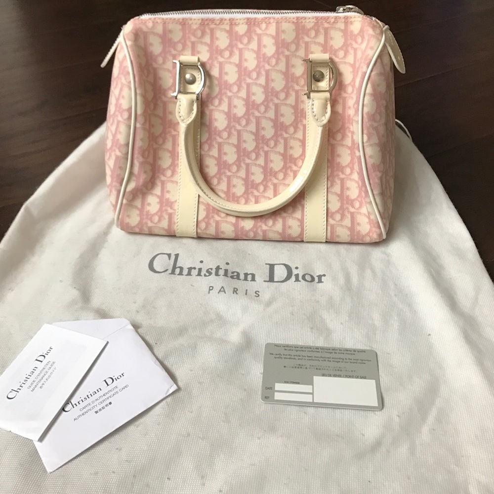 Christian Dior Girly Boston Bag in Pink